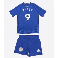 Dres Leicester City Jamie Vardy #9 Domáci pre deti 2024-25 Krátky Rukáv (+ trenírky)